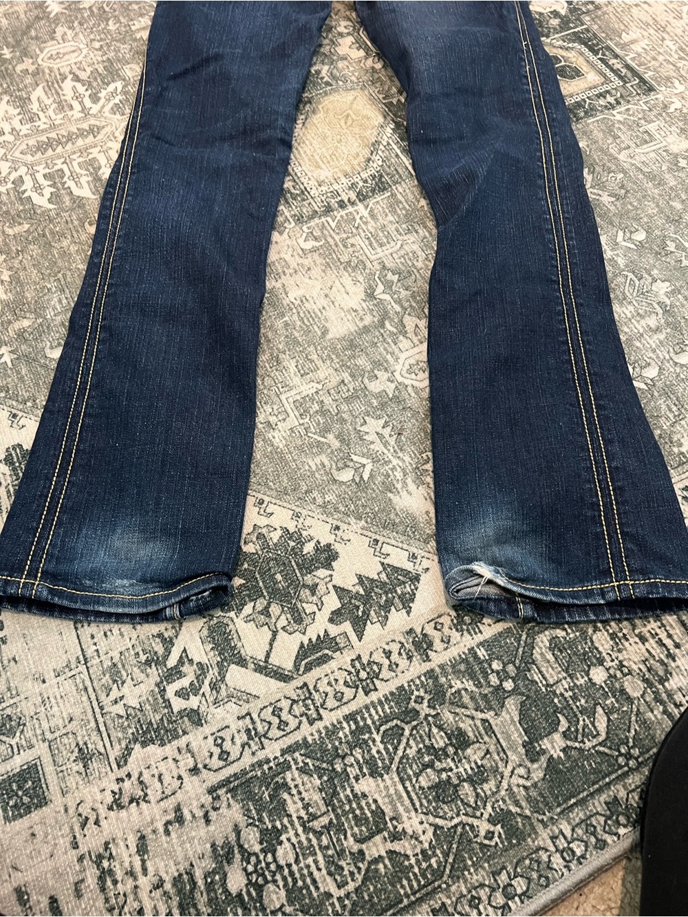 Hudson Jeans Dark Blue Straight Leg Women’s Jeans - Picture 6 of 7